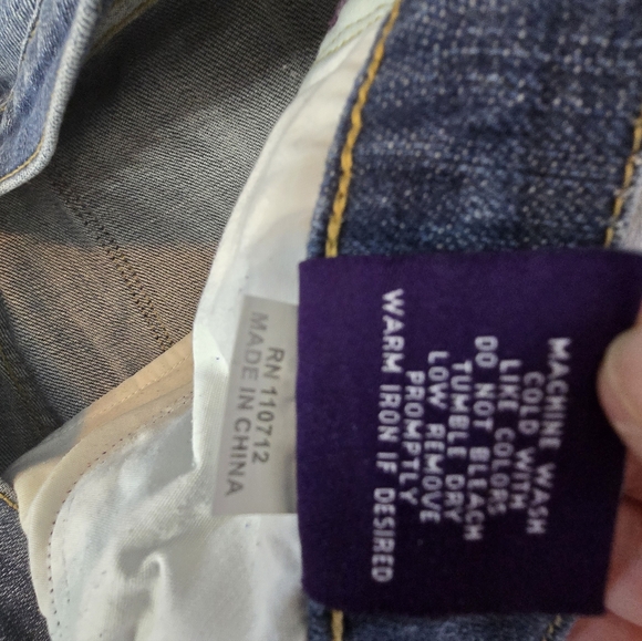 Vigoss Collection Distressed Bootcut Jeans Sz 7/8 29 - Picture 9 of 9